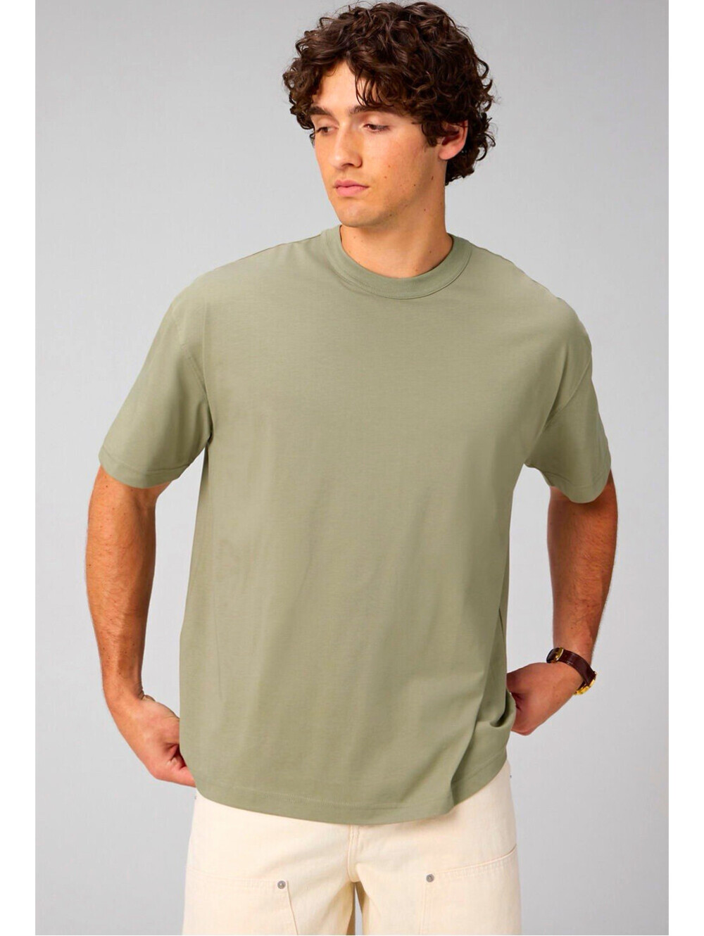 Fabletics The Effortless Oversized Tee Mens Graphic Logo T Shirt Green M